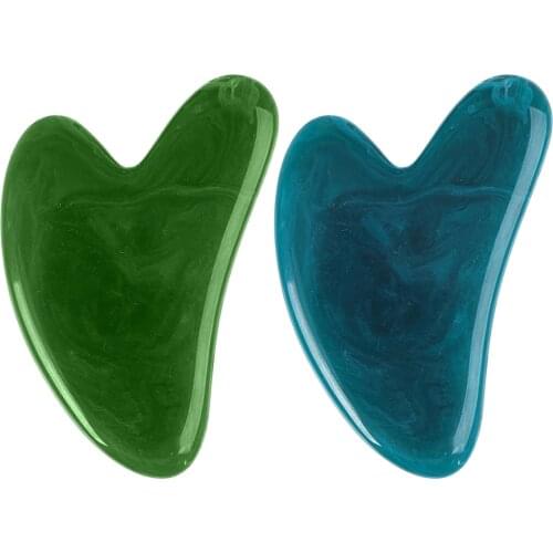 Beeswax Resin Guasha Board Scraper Neck Body Acupuncture Spa Massage Guasha Plate Massager Scrapers Relaxation Tools