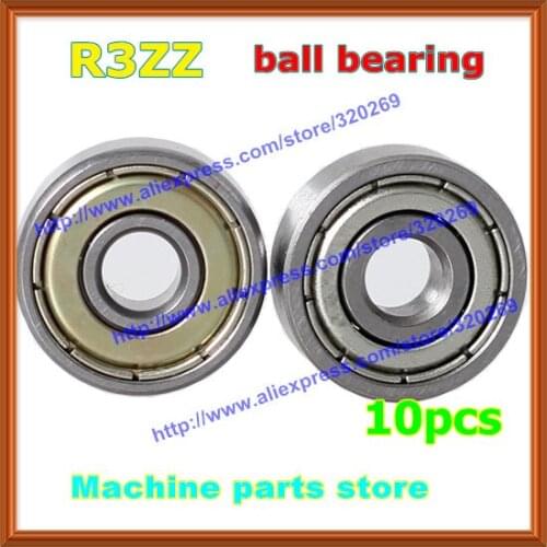 10pc Radial Shaft R3ZZ 4.762*12.7*4.978 4.762x12.7x4.978Mm Metal Shield Inch 3/16 x 1/2 x .1960 Ball Bearing