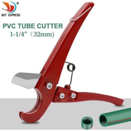 PVC pipe cutter 32mm 1-1/4" scissors pipe shear PVC PU PP PE hose cutting hand tool