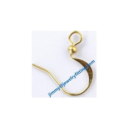 Earring hook kidney earwire fashion earring findings whole sale price color can be plated else