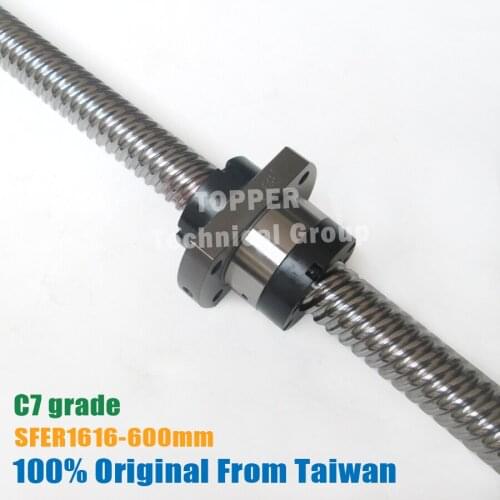 TBI 1616 C7 600mm ball screw 16mm big lead with SFE1616 ballnut for high speed CNC diy kit