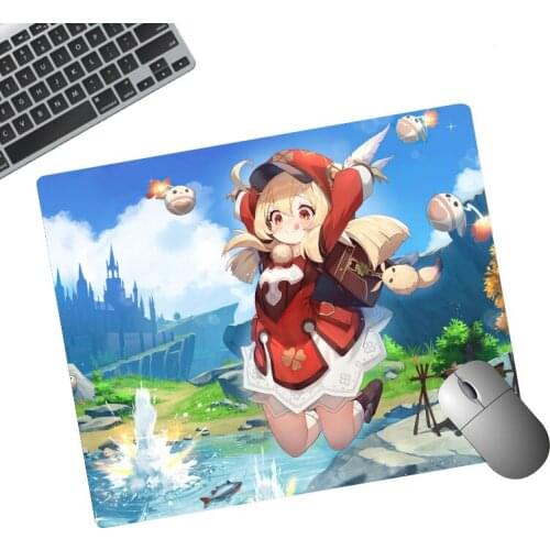 Genshin Impact Mouse Pad Gaming Accessories Small PC Laptop Gamer Mousepad Anime Kawaii Keyboard Desk Mat For CS GO LOL mousepad