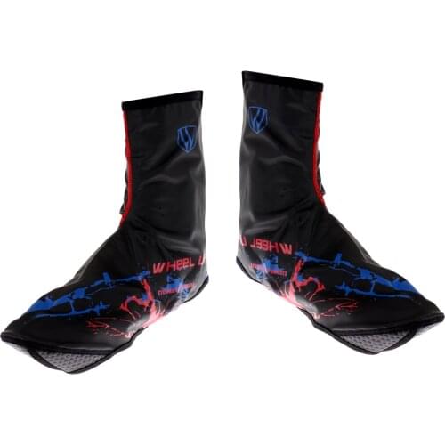 Bike Rainproof Shoe Cover Seamless Zippered Reflective Warm Cycling Overshoes Boots Cover Shoes Protector