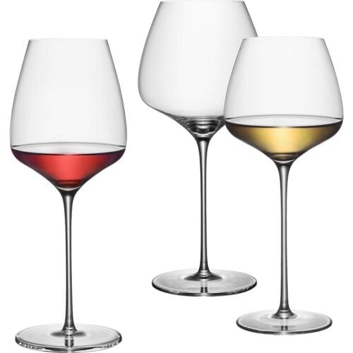 High Quality Crystal Burgundy Wine Glass Champagne Goblet Large Capacity Cocktail Cup Bar Party Wedding Drinkware