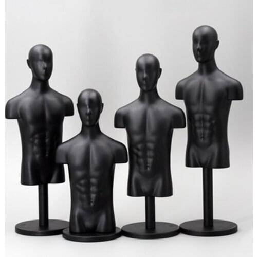 1/6 scale adjustable half-length Black model clothes holder fit 12 inch action figure accessories