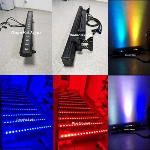 18unites Dot control led bar chasing stage pixel led wall washer rgbwa 5in1 18x15w