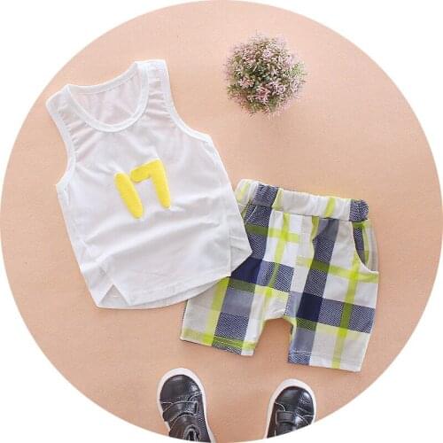 Children New Summer Clothes Suit Kid Girl Print Cartoon CAUSAL Vest Shorts 2Pcs/sets Baby Infant Coat Toddler Fashion Clothing
