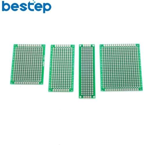 4PCS 5x7 4x6 3x7 2x8 cm each 1pcs Double Side Prototype PCB Universal Board PCB