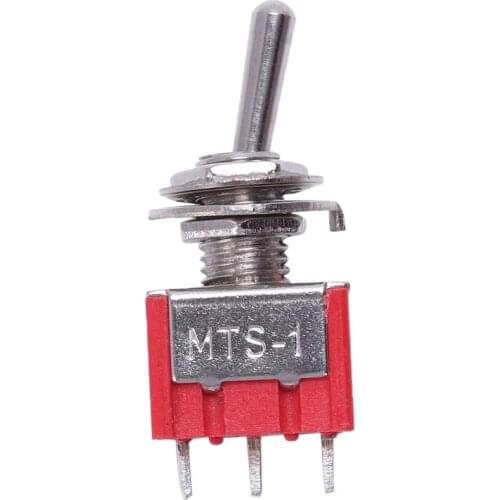 AC 250V/2A 120V/5A ON/ON 2 Position SPDT Mini Micro Toggle Switch Red