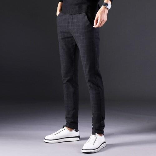 MRMT 2021 Brand Spring and Summer Mens Trousers Casual Thin Straight Pants for Male Stretch Small Feet Trouser