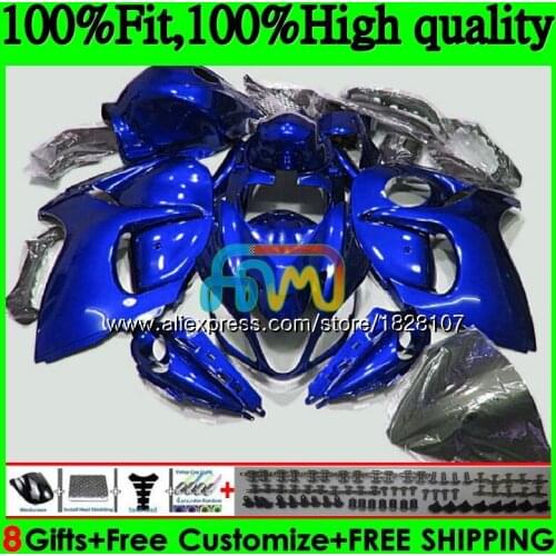 Injection For SUZUKI Hayabusa GSXR-1300 GSXR Pearl blue 1300 56BS.141 GSXR1300 08 09 10 11 12 2008 2009 2010 2011 2012 Fairing