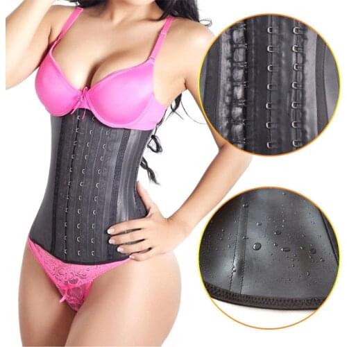 Fajas Colombian Latex Waist Trainer Body Shaper Corset Long Torso Shapewear Women Belly Sheath Slimming Abdomen Reduction Girdle