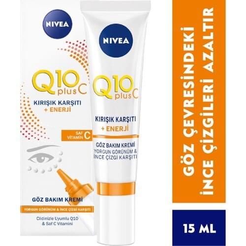 Nivea Q10 + C Cockling Anti Energy Eye Care Cream 15Ml