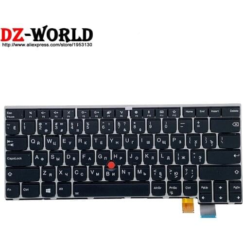 New Original RU Russian Silver Backlit Keyboard for Thinkpad 13 Gen 2 T470S S2 T460S Laptop Backlight Teclado 01ER892 01ER933