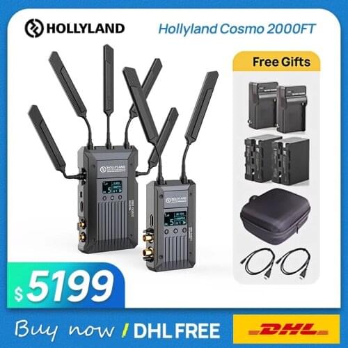 Original HOLLYLAND COSMO 2000FT HDMI/SDI Wireless HD Video Transmission System Broadcast Transmitter & Receiver 3G-SDI 1080