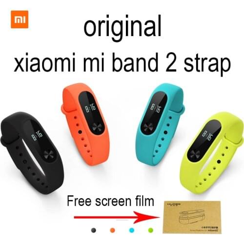 Original Colorful Xiaomi Mi Band Strap Mi Band 2 Bracelet Accessories Replaceable Smart Band Belt Silicone Bracelet