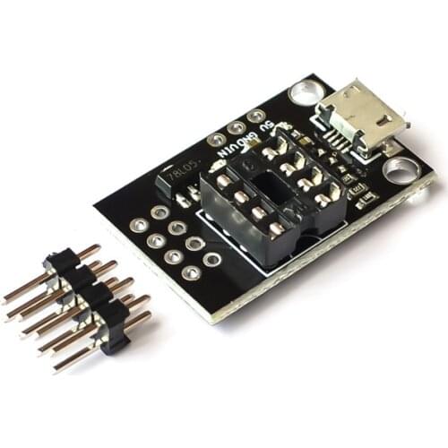 1PCS Black TINY85 Digispark Kickstarter Micro Development Board ATTINY85 module for Arduino IIC I2C USB