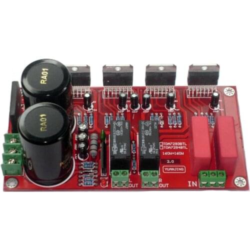 TDA7294 2.0 150W+150W AC 26V-0-26V Power Amplifier Board w/BTL speaker protection YJ00243
