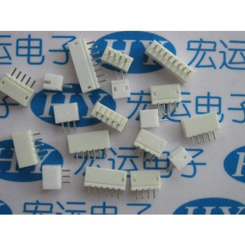 50pcs/Lot JST ZH 1.5mm 2P/3P/4P/5P/6P/7P/8P/9P/10P/11P/12P Straight pin Female Connector