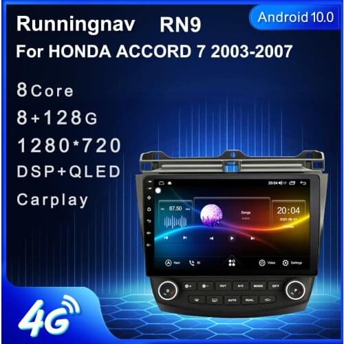 Runningnav For HONDA ACCORD 7 2003-2007 Android Car Radio Multimedia Video Player Navigation GPS
