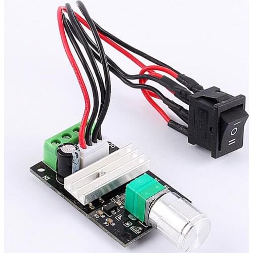 DC 6-28V 3A PWM Motor Speed Controller Reversible Pulse Width Speed Regulator Controller Switch