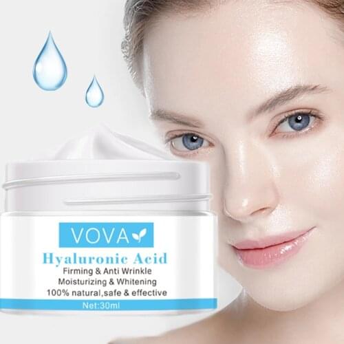 VOVA Hyaluronic Acid Face Cream Serum Anti Aging Shrink Pores Anti Wrinkle Facial Creams Whitening Freckle Acne Treatment 30ML