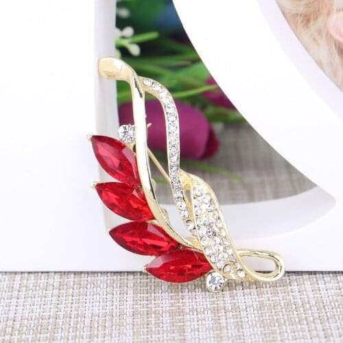 Temperament Feather Brooch Jewelry For Women/men Fashion Jewelry Brooch Pins Metal Scarf Wedding Gift Diy Jewellery Accessories