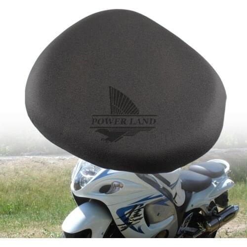 Motorcycle Seat Rear Passenger Black Leather Seat Cushion Pillion Pad For SUZUKI HAYABUSA GSX-R 1300 2008-2015 GSXR1300 08-15