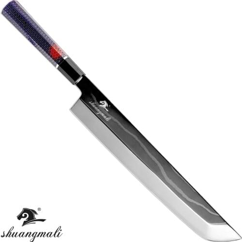 11 inch Salmon Sushi Knife 33 Layer Damascus Japanese Kitchen knives Utility Cooking Tools Cleaver Filleting Fish Sushi Knife