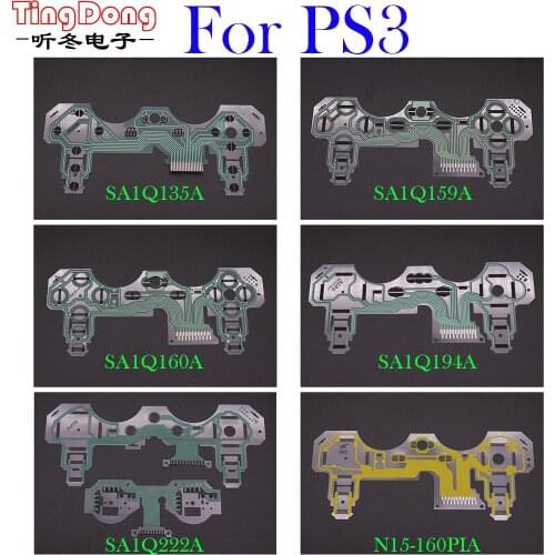 2PCS Buttons Ribbon Circuit Board for Dualshock 3 PS3 Controller SA1Q160A SA1Q159A SA1Q194A 222A 135A Vibration Conductive Film