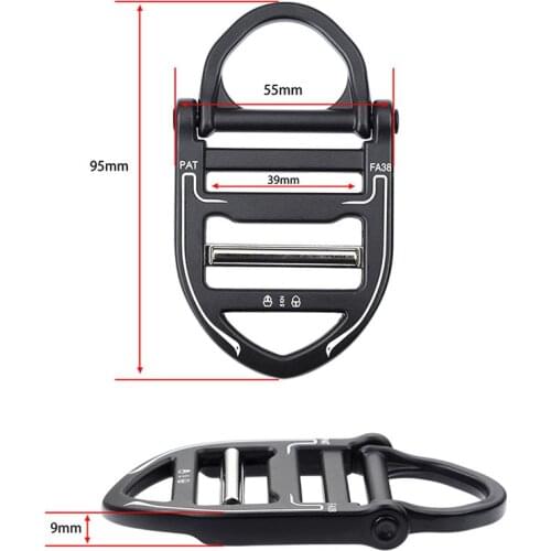 38MMTactical Mens Belt Adjustable Buckle High Quality Zinc Alloy Belt Pull Ring Multifunctional Outdoor Sports Belt Accessories