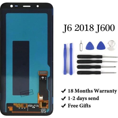 5.6" Super AMOLED For Samsung J6 2018 J600 J600F J600Y LCD Display Touch Screen For SM-J600F J600G J600FN/ds Assembly Parts