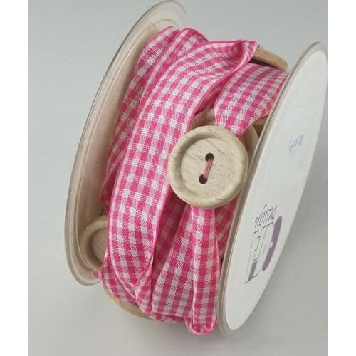 5m/lot) 20mm Lattice Ribbons with Buttons for Party Decorations Gifts Bouquets Wrapping Supplies DIY Sewing Lace Ribbon