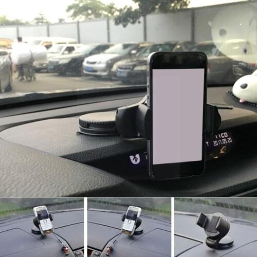 Car Phone Holder 360 Rotatable Car Windscreen Suction Mobile Cup Mount Holder Support Stand Accessories GPS Bracket Phone