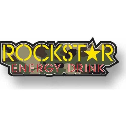 Art Pattern Rockstar Energy Drink Logo Decorative Stickers and Decals Car Styling Decoration Door Body Window Stickers KK