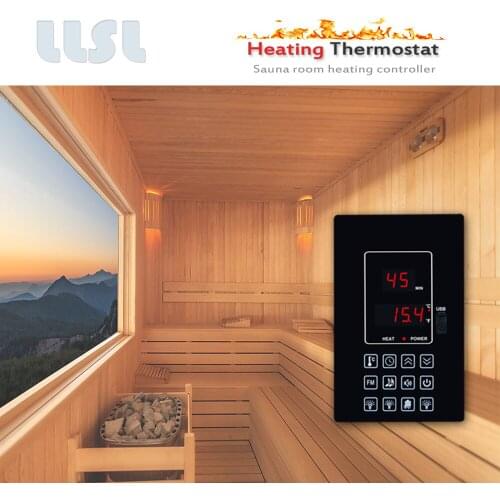 Infrared heating controller for home steam sauna room, can choose to display Celsius or Fahrenheit temperature