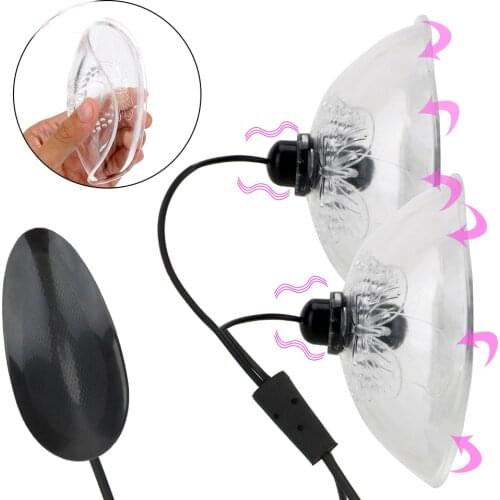 Nipple Stimulation Licking Vibrator Breast Massage Breast Enlargement Masturbator Suction Cup Nipple Chest Sucker