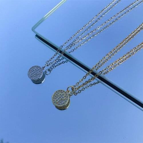 Fashion Zircon Cross Pendant charm Necklace For Women Men Gift Chain Punk Jewelry Accessories Choker Gothic Wholesale