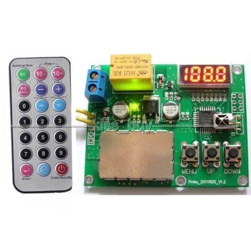 Digital RDS Coding FM Radio Receiver Module Remote RSS RDS Control 76-108Mhz