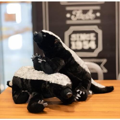 Cartoon stuffed animal crossing plush toys world honey badger pillow peluche juguetes jouet bebe decoracion hogar birthday gift