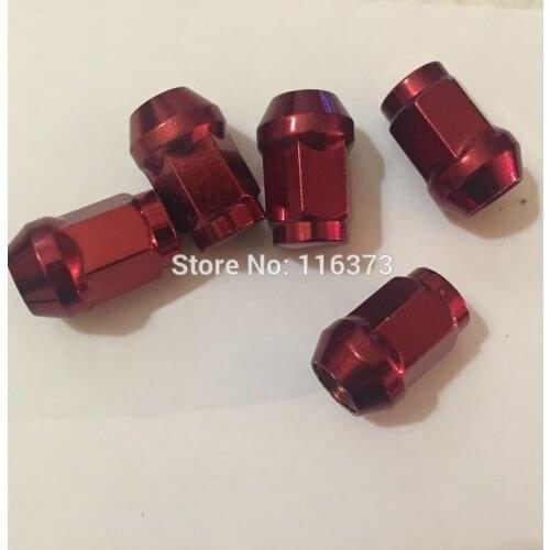 14x1.5 lug nut set of 20 pc wheel nut for Chrysler 300 Chrome/Red/Black Acorn Bulge