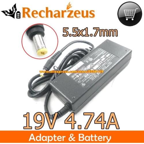 Genuine 19V 4.74A Adapter SADP-65KB PA-1900 ADP-90SB BB AP.0900 Charger For ACER EXTENSA 5620 ASPIRE 7520 5715z 8930G 9300 6935G