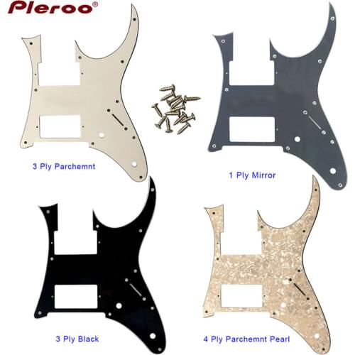 Pleroo Custom electric Guitar Parts - For Ibanez MIJ RG 750 Guitar Pickguard HH Humbucker Pickup Scratch Plate Multiple colo