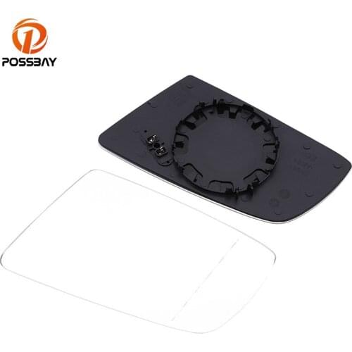 POSSBAY Heating Side Mirror Glass for BMW 5-Series E60 Sedan/E61 Touring 2003-2010 Car Rear View Mirrors With Heated Glass