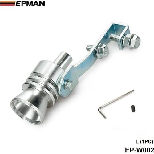 Size L Turbo Whistle Bov Sound Simulator Blow Off Muffler Exhaust Tip Pipe EP-W002 (1PC)