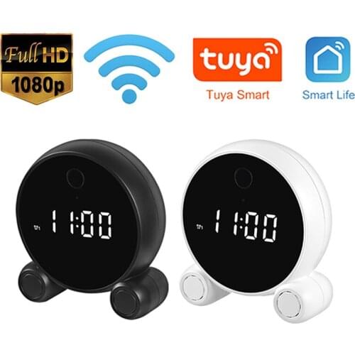 Surveillance Camera Mini HD 1080P Smart Tuya Camera Clock Recorder Security Night Vision Motion Detect IP Wifi Micro Camera