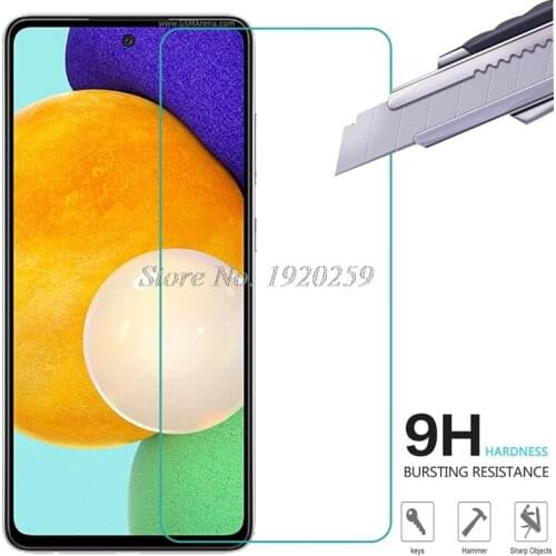 Tempered Glass For Samsung Galaxy A52 4G 5G SM-A525F A72 Glass Screen Protector Telefone Front Film Case Cover Screen Protective