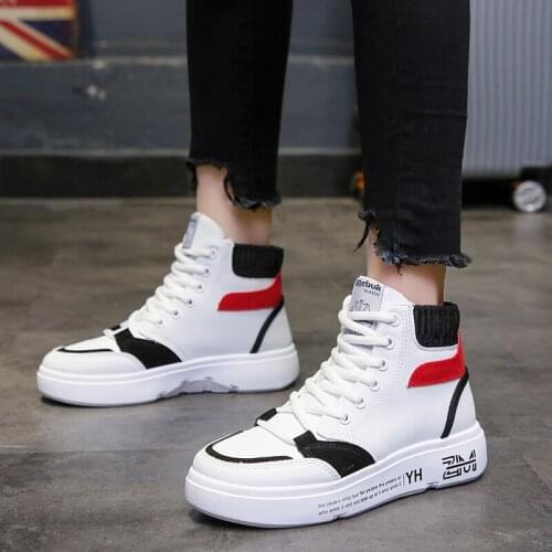 2020 Fashion Sneakers for Women Breathable Platform Sneakers Women Luxury Shoes Women Designers Womens Vulcanize Boots Sewing