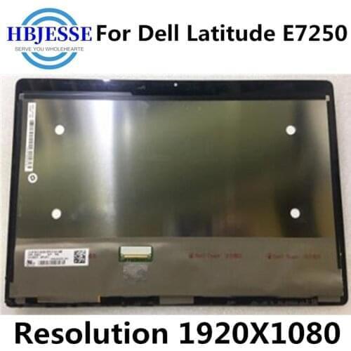 FOR DELL Latitude E7250 LCD Screen LP125WF1 SPG1 LCD Assembly FHD 1920*1080 LCD Touch Screen