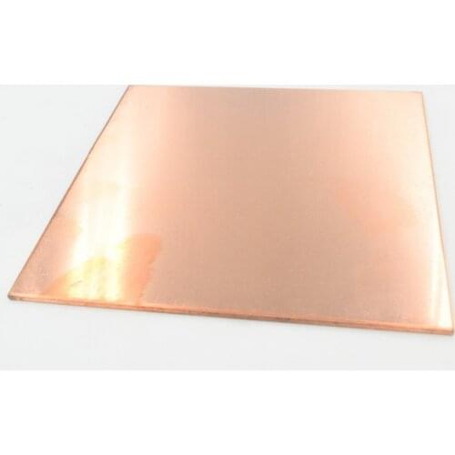 1 pcs 99.9% Copper Foil Board Pure Copper Cu Metal 50 * 50mm 100 * 100mm 150 * 150mm